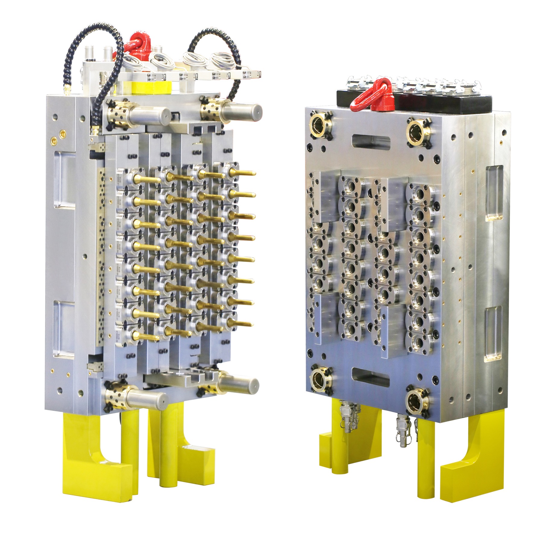 PET preform mold for bottle and cap production