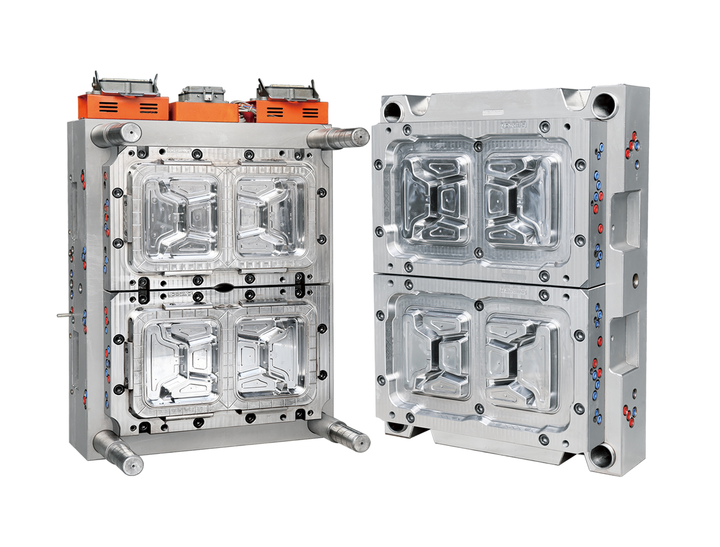 Thin wall food container mold for application specific injection molding